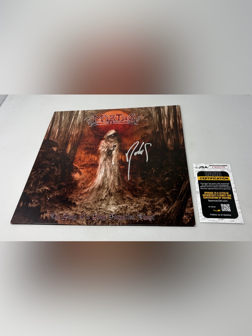 Mortiis signed The‎ Song of a Long Forgotten Ghost Album JSA COA